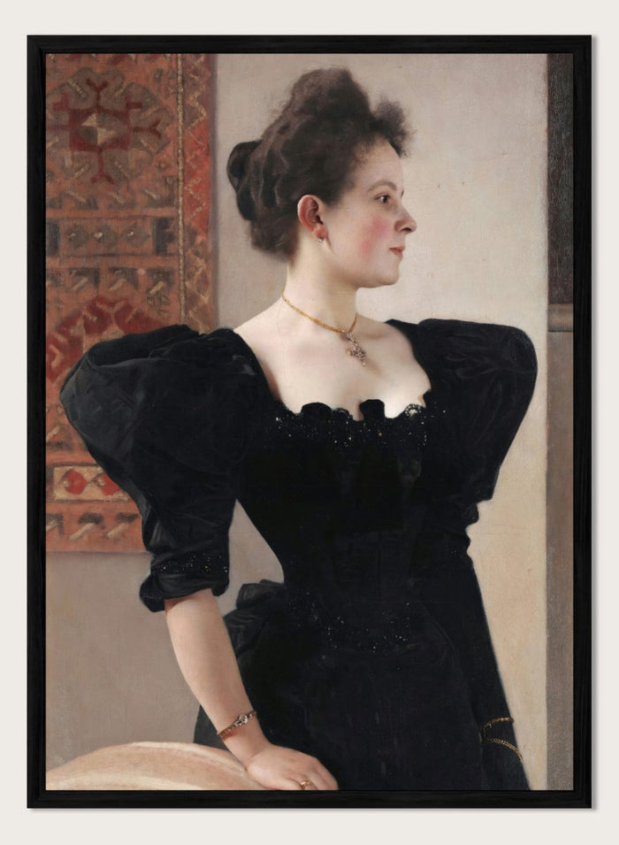 Gustav Klimt Portrait of a Lady (Marie Breunig) Art Print_Sugar & Canvas_Gustav Klimt