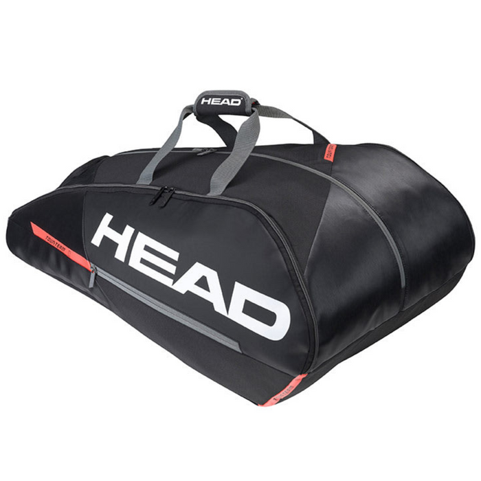Head 2022 Tour Team 12 Racquet Monstercombi Tennis Bag  - Black/Orange
