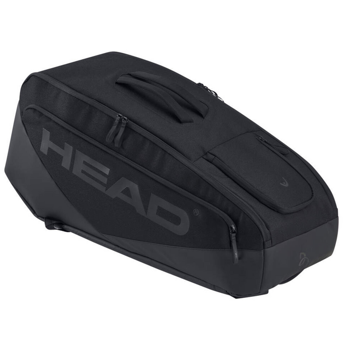 Head 2025 Pro X Novak Djokovic L 9 Racquet Tennis Bag - Black/Ceramic White