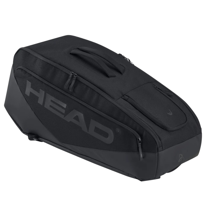 Head 2025 Pro X Novak Djokovic L 9 Racquet Tennis Bag - Black/Ceramic White