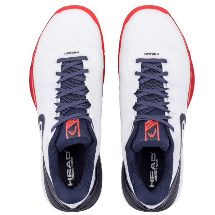 Head 2026 Revolt Pro 5.0 Mens Tennis Shoes - White/Navy