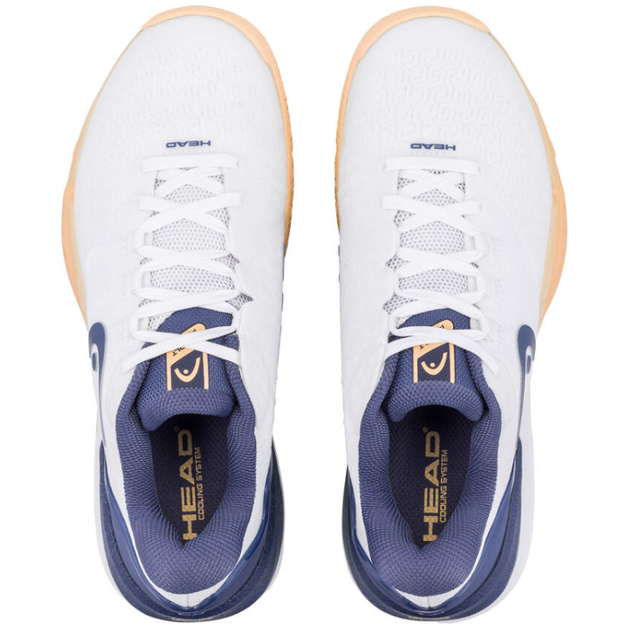 Head 2026 REVOLT PRO 5.0 Womens Tennis Shoes - White/Apricot