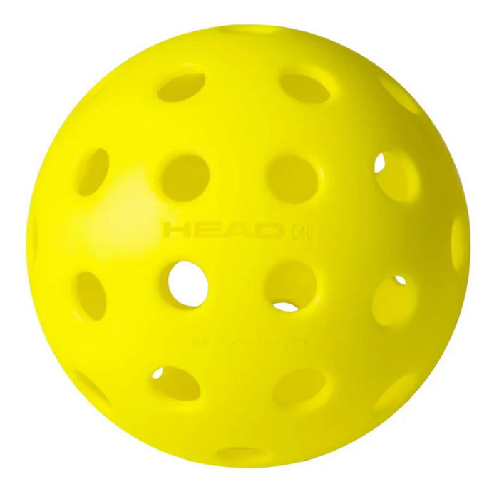 Head 3B Championship 40 Outdoor Pickleball 3 Pack - Yellow