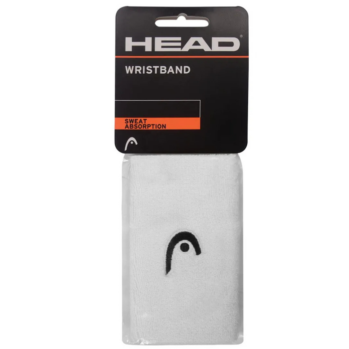 Head 5 inch Tennis Wristband - White