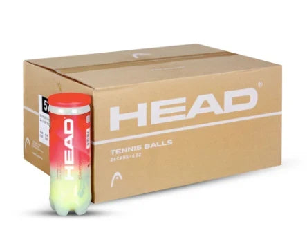 Head Championship Tennis Ball Carton - 24 x 3-Ball Cans / 72 Balls