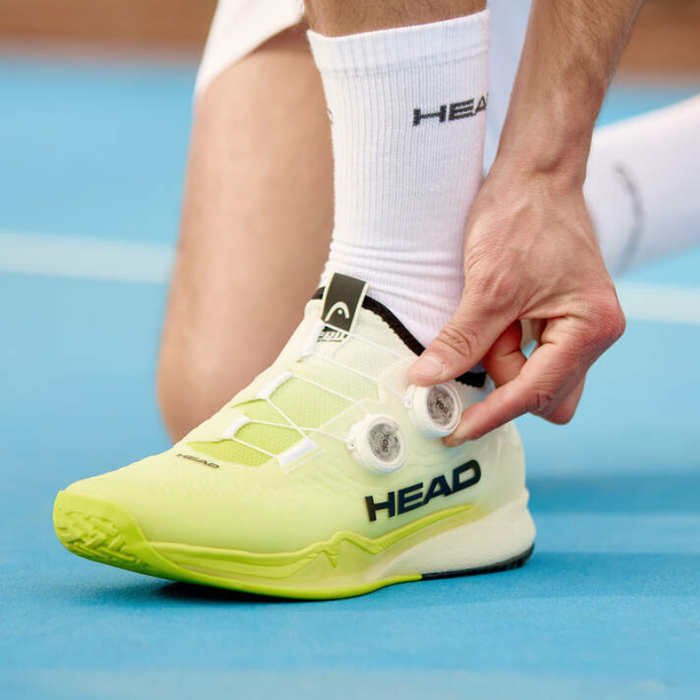 Head Endure Pro BOA Mens Tennis Shoes - White/Yellow