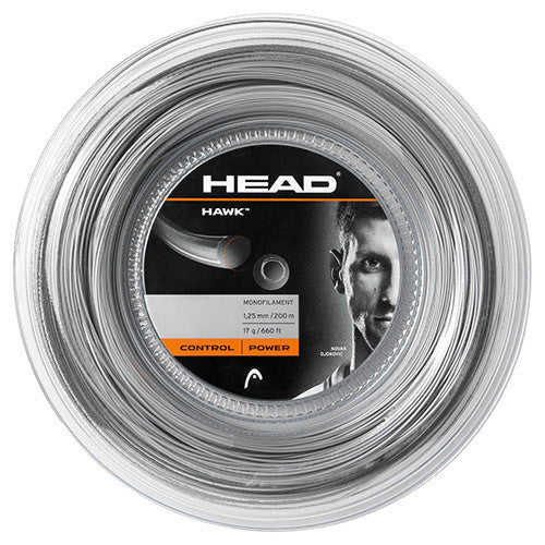 Head Hawk 1.25/17 200m String Reel - Grey