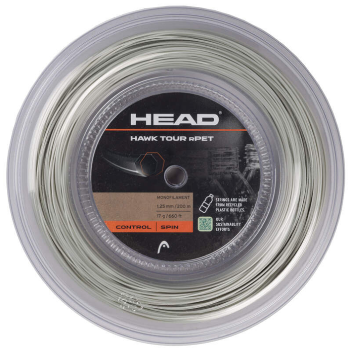 Head  Hawk Tour rPET 1.25/17 200m String Reel - Natural