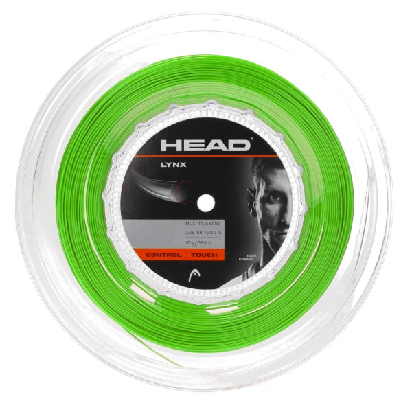 Head Lynx 1.25/17 200m String Reel - Green