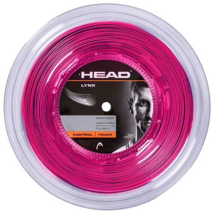 Head Lynx 1.25/17 200m String Reel - Pink