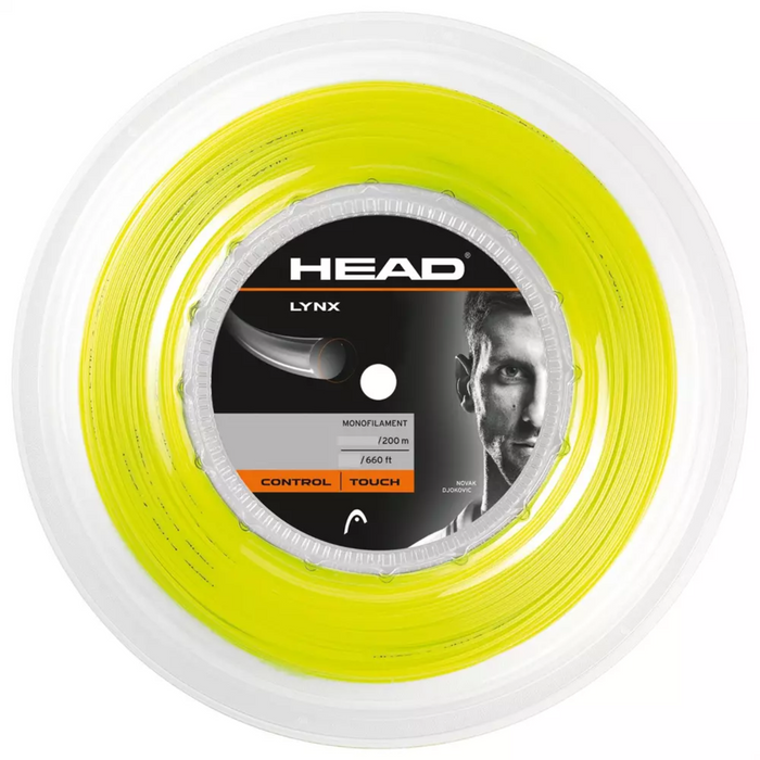Head Lynx 1.25/17 200m String Reel - Yellow
