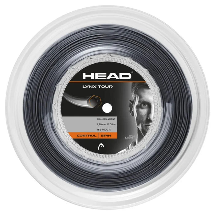 Head Lynx Tour 1.25/17 200m String Reel - Black