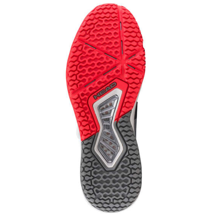 Head Motion Pro BOA Mens Pickleball Shoes - Light Grey/Red
