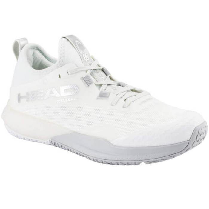 Head Motion Pro Womens Pickleball Shoes - White/Light Grey