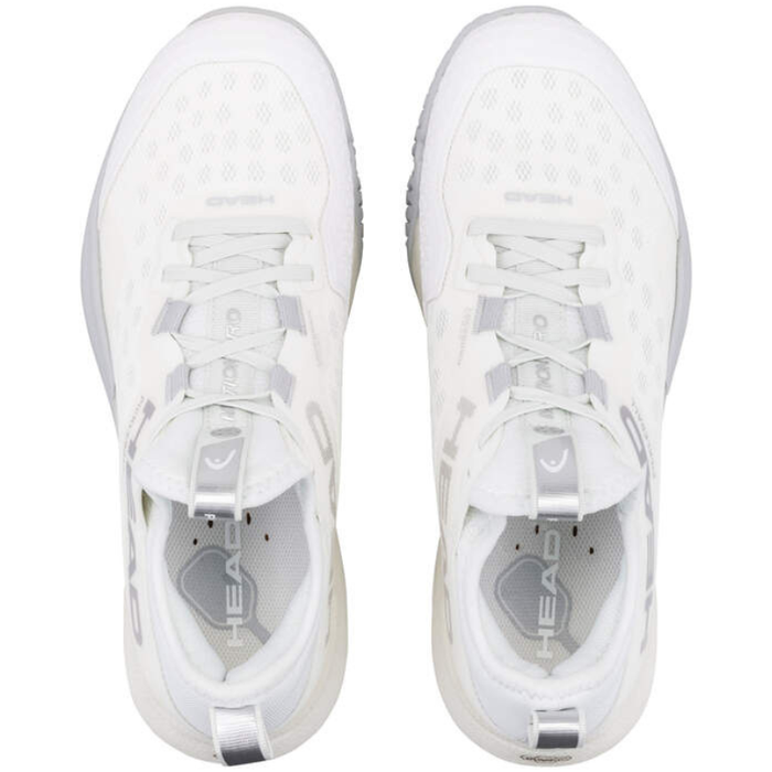 Head Motion Pro Womens Pickleball Shoes - White/Light Grey