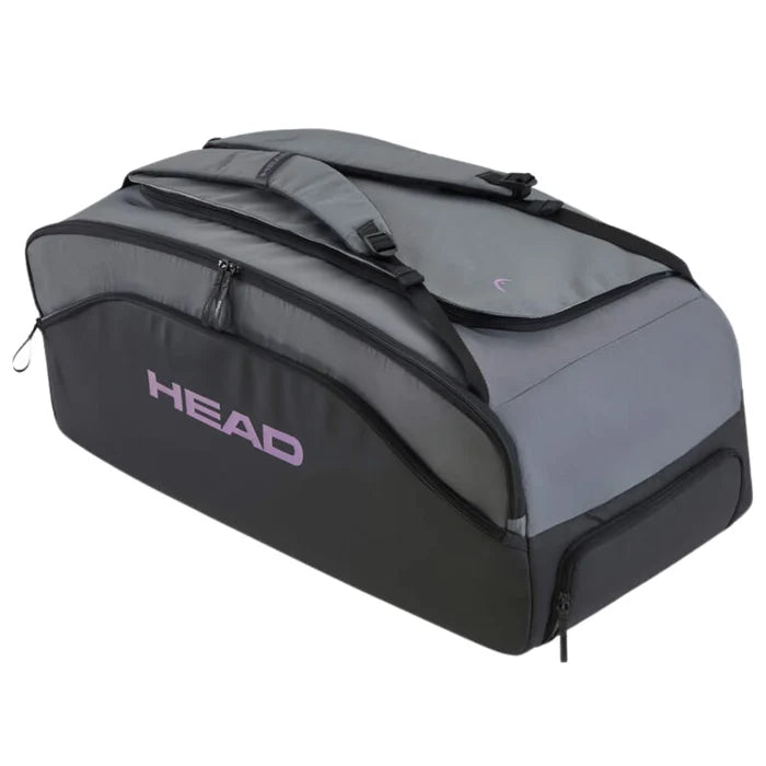 Head Pro X Large 12 Racquet Tennis Duffle Bag - Black/Dark Grey