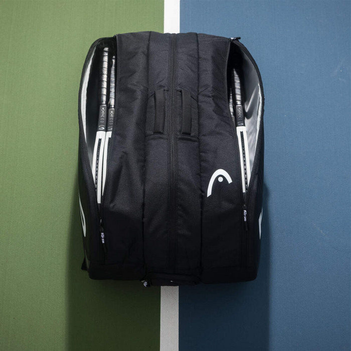 Head Tour XL 15 Racquet Tennis Bag - Black/White