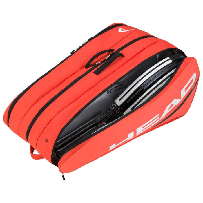 Head Tour XL 15 Racquet Tennis Bag - Flou Orange