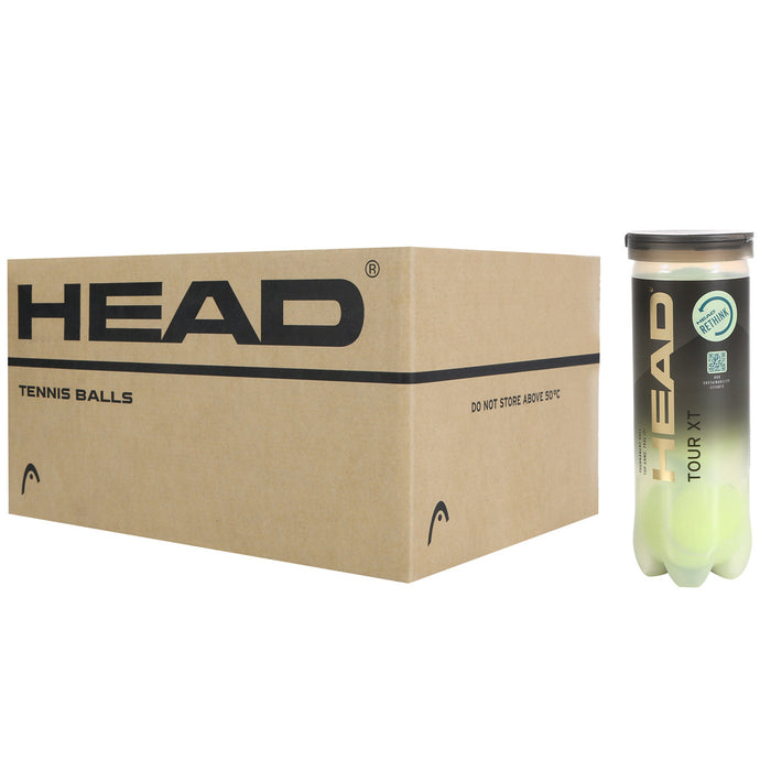 Head Tour XT 3 Tennis Ball Carton - 24 x 3-Ball Cans / 72 Balls