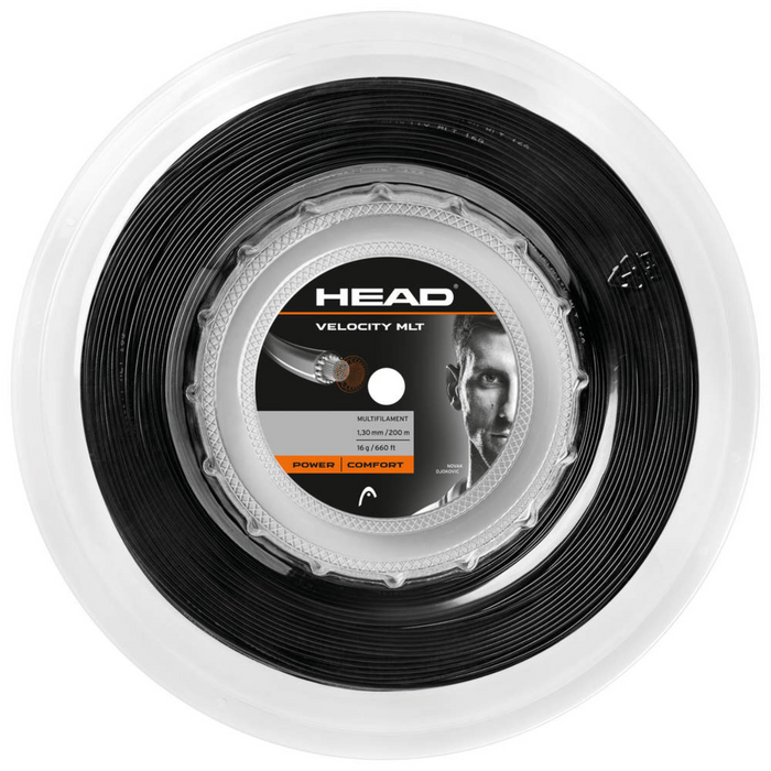 Head Velocity MLT 1.30/16 200m String Reel - Black
