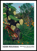 Henri Rousseau Fight between a Tiger and a Buffalo 1908 Art Print_Sugar & Canvas