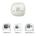 High Performance Cat Litter Pad Max 3.0 product shown with compatible automatic litter boxes including Purobot Max 3, PuraMax 2, Purobot Max Pro, and Purobot Max Pro 2