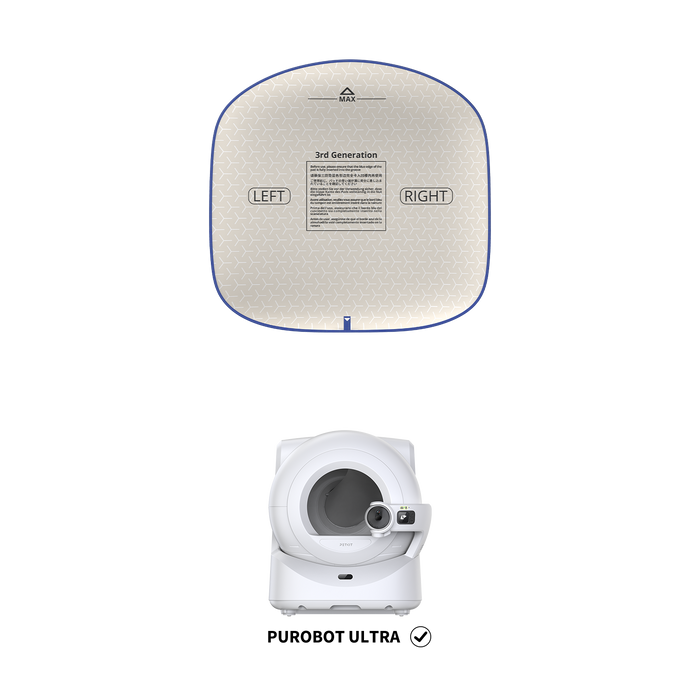 High Performance Cat Litter Pad Ultra 3.0 designed exclusively for Purobot Ultra automatic litter box to provide a precise fit and reliable litter management performance