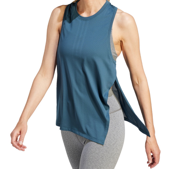 Adidas HIIT AEROREADY Quickburn Training Tennis Tank Top - Turquoise
