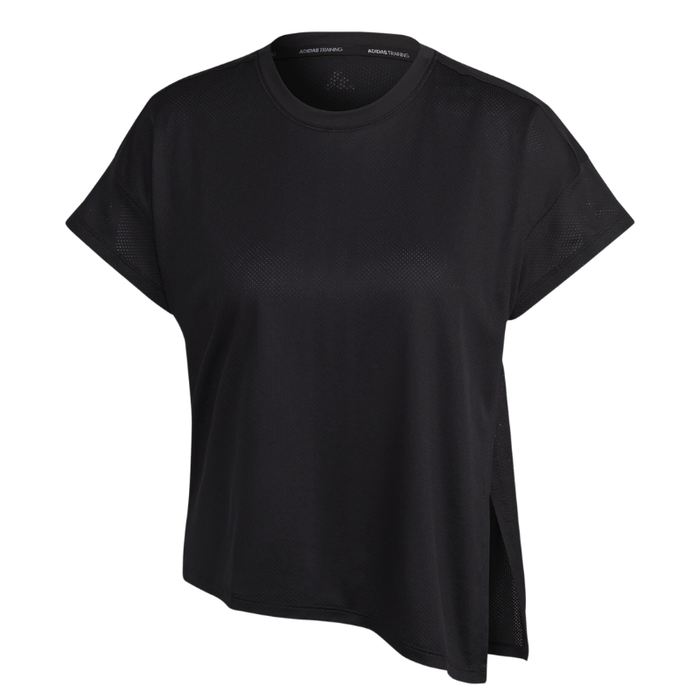 Adidas Hiit Aeroready Quickburn Training Women Tennis Tee - Black/White