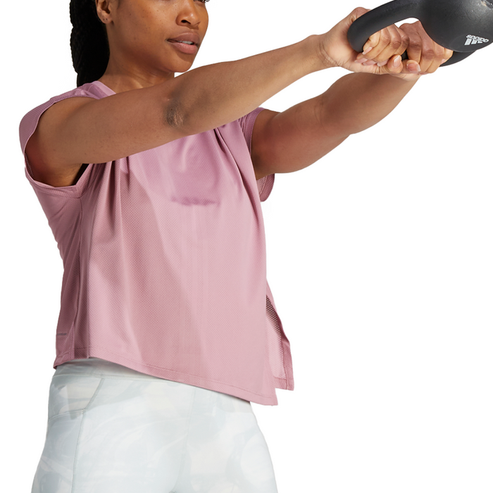 Adidas HIIT AEROREADY Quickburn Training Womens Tennis T-Shirt