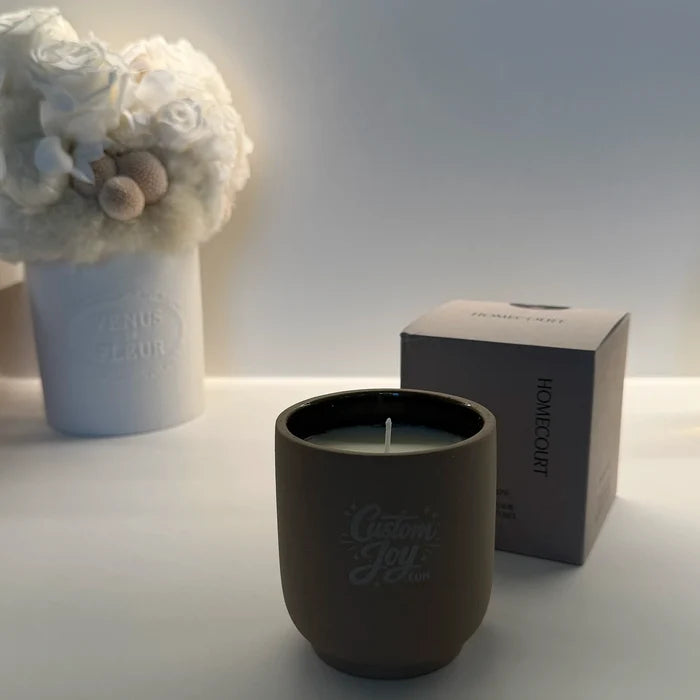 Homecourt Steeped Rose Candle - Personalized Logo or Text