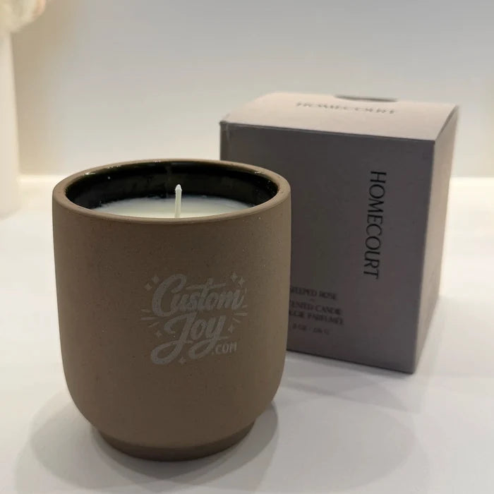Homecourt Steeped Rose Candle - Personalized Logo or Text