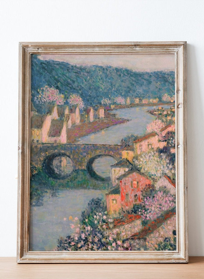 "Houses on the River" Art Print_Sugar & Canvas_Henri Le Sidaner