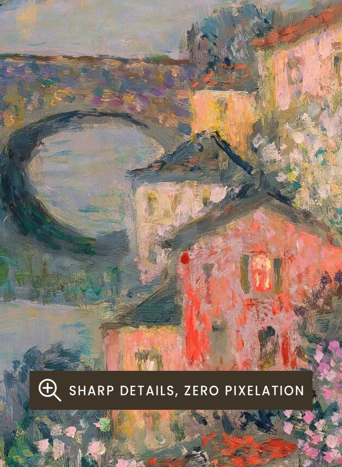 "Houses on the River" Art Print_Sugar & Canvas_Henri Le Sidaner