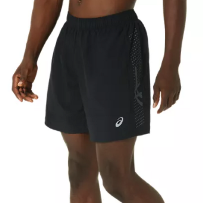 Asics Icon Men Tennis Short - Performance Black/Carrie Grey