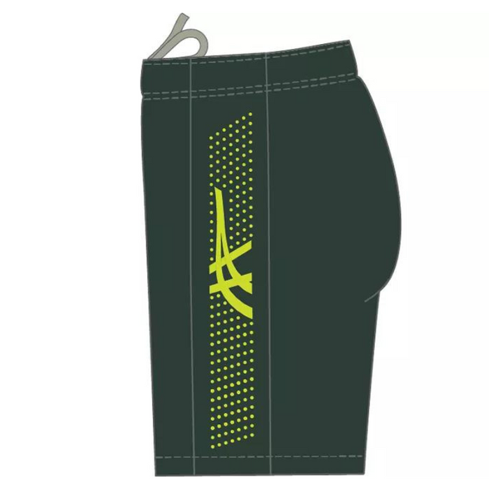 Asics Icon Running Tennis Short - Rain Forest/Glow Yellow
