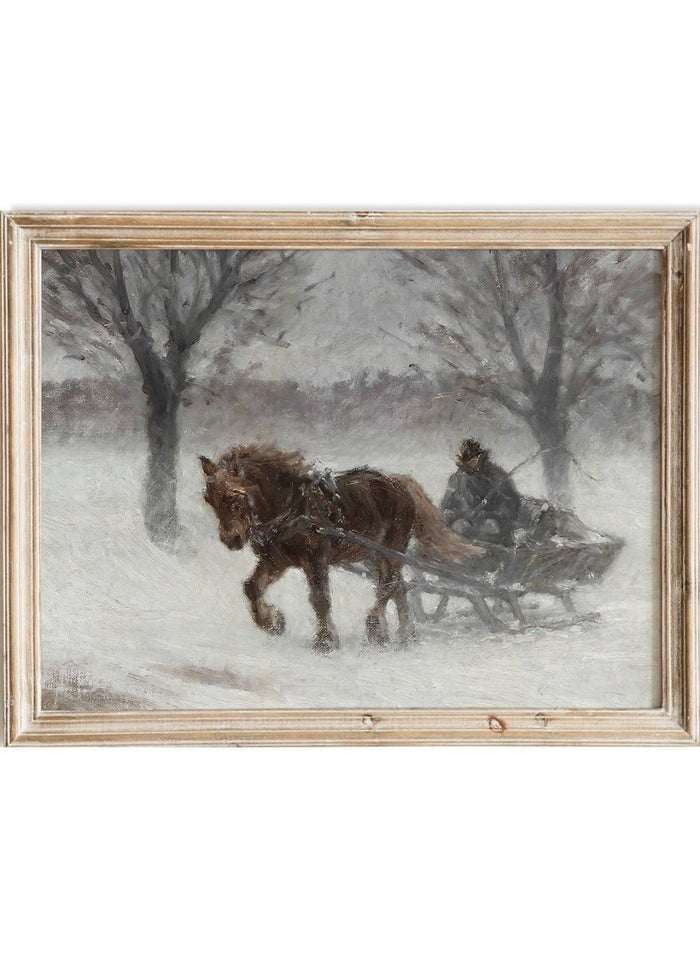"In Snowfog" Winter Art Print_Sugar & Canvas_Michael Therkildsen