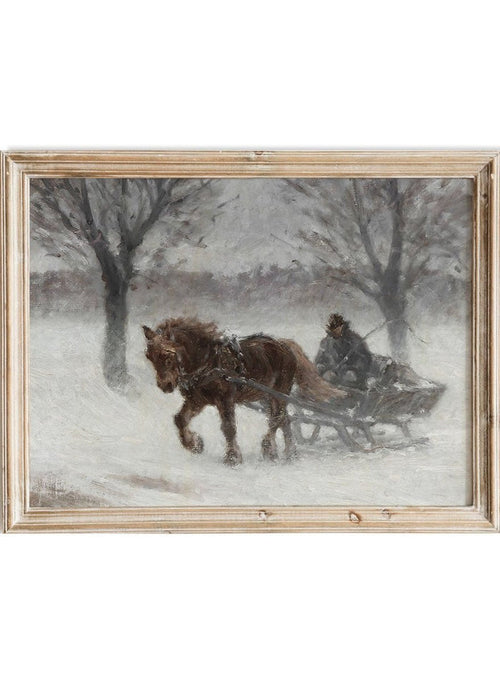 "In Snowfog" Winter Art Print_Sugar & Canvas_Michael Therkildsen