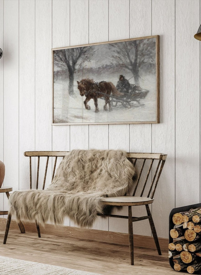 "In Snowfog" Winter Art Print_Sugar & Canvas_Michael Therkildsen