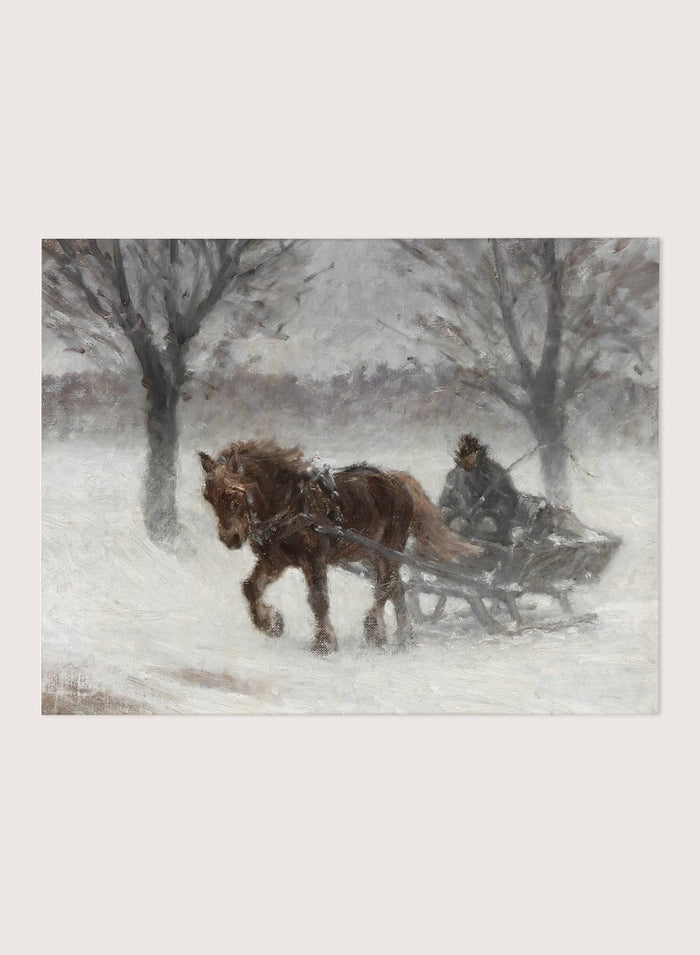 "In Snowfog" Winter Art Print_Sugar & Canvas_Michael Therkildsen