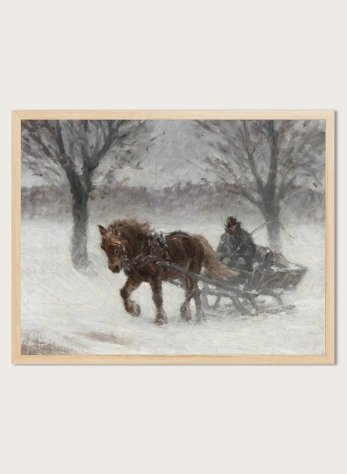 "In Snowfog" Winter Art Print_Sugar & Canvas_Michael Therkildsen