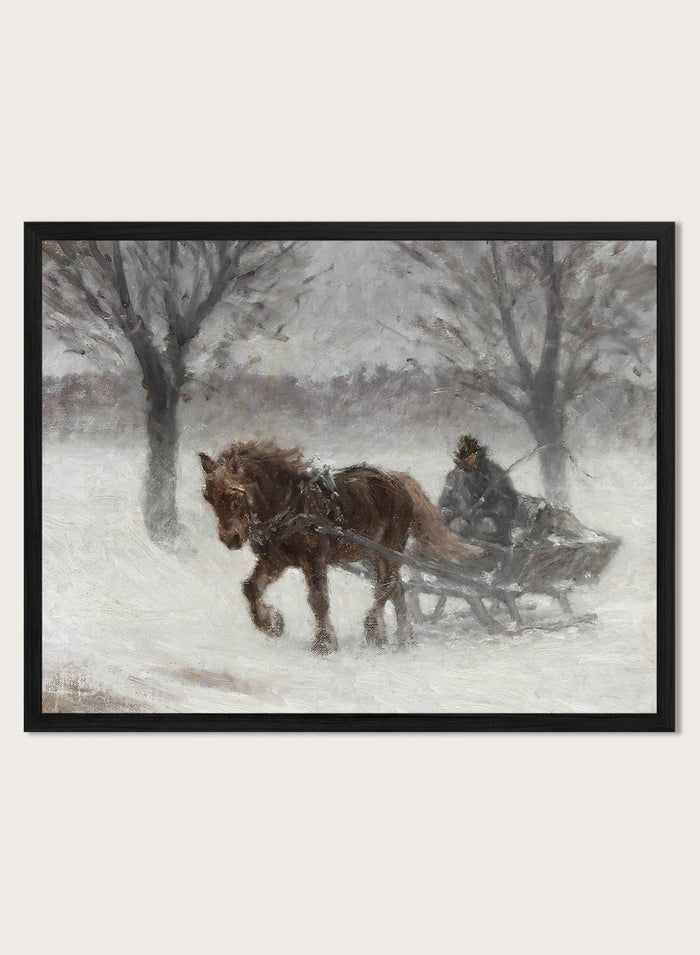 "In Snowfog" Winter Art Print_Sugar & Canvas_Michael Therkildsen