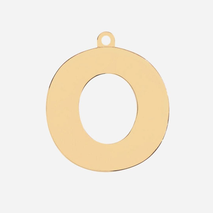 Initial Letter Jewelry Tag - O