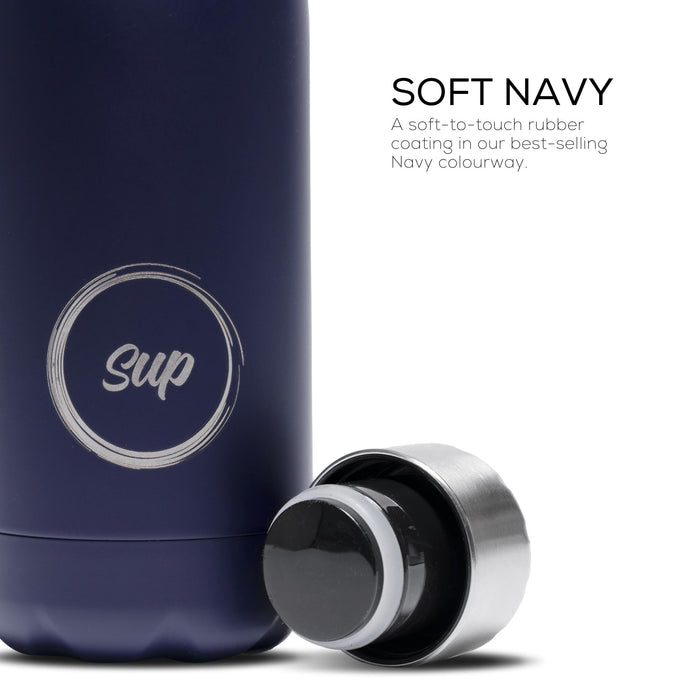 Insulated Water Bottle | 500ml | Soft Navy