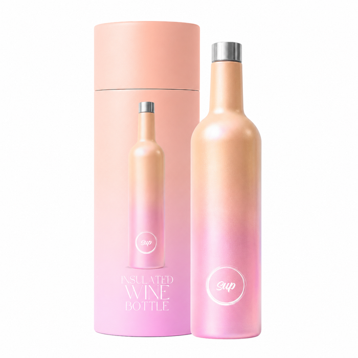Insulated Wine Bottle Ombre