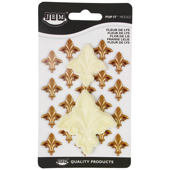 JEM Pop It Fleur de Lys Mould – Set of 2