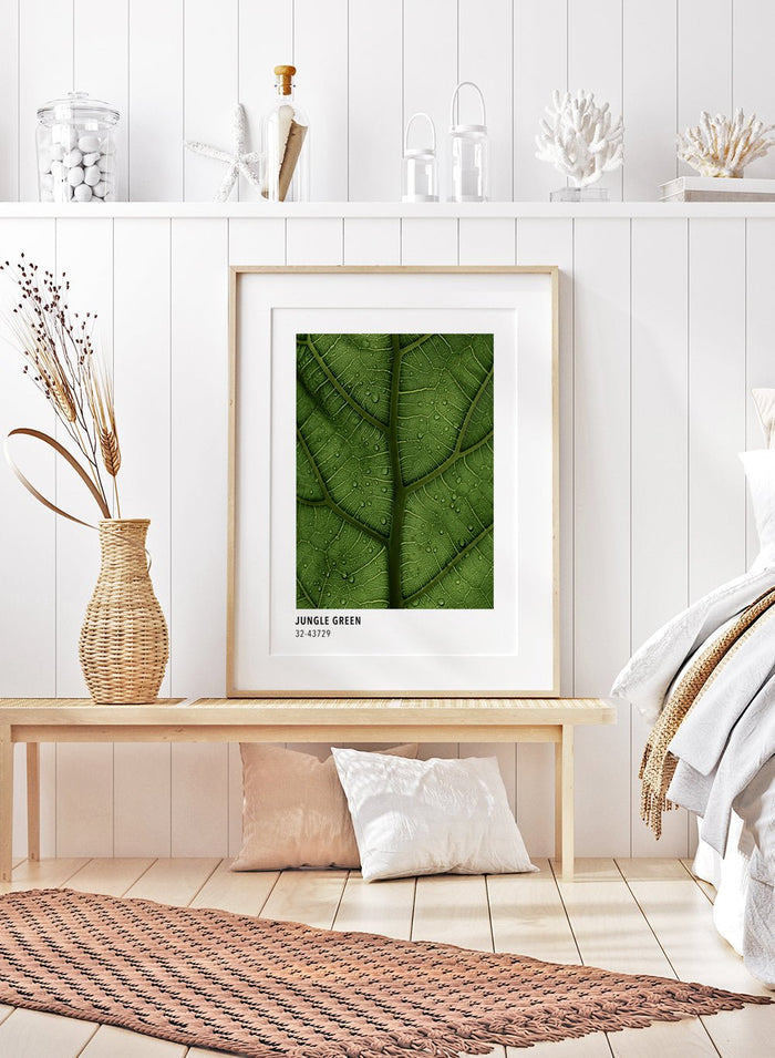 Jungle Green Color Card Art Print_Sugar & Canvas