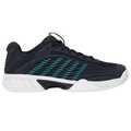 K Swiss 2026 HYPERCOURT EXPRESS 3 AC Junior Tennis Shoes - White/Dawn Blue/Silver