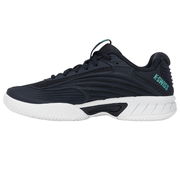 K Swiss 2026 HYPERCOURT EXPRESS 3 AC Junior Tennis Shoes - White/Dawn Blue/Silver