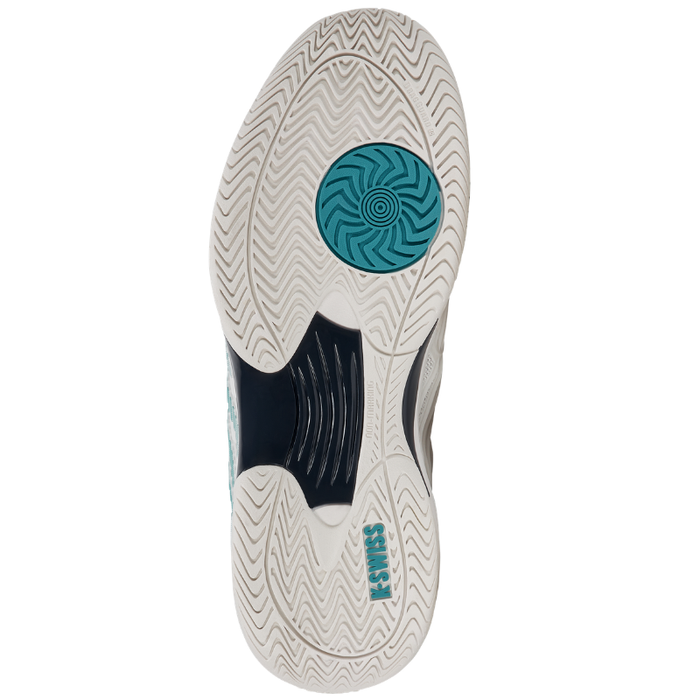 K Swiss 2026 HYPERCOURT EXPRESS 3 AC Mens Tennis Shoes - Blanc de Blanc/Carbon/Baltic